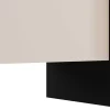 Móvel De Tv Com 4 Portas Em Mdf Bege E Preto - Luvonia