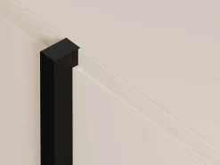 Móvel De Tv Com 4 Portas Em Mdf Bege E Preto - Luvonia
