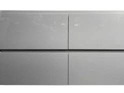 Móvel Para Colocar Sob O Lavatório Suspenso Cinzento C120 X A57 Cm - Selita