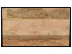 Móvel Para Colocar Sob O Lavatório Em Metal Preto 95 Cm - Eridani