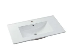 Móvel Suspenso Lavatório Individual Branco 80 Cm - Stefanie