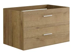 Móvel Suspenso Para Colocar Sob O Lavatório Cor Natural Clara 80 Cm - Kayla