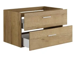 Móvel Suspenso Para Colocar Sob O Lavatório Cor Natural Clara 80 Cm - Kayla