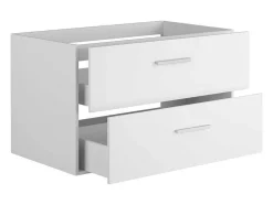 Móvel Suspenso Para Lavatório Branco 80 Cm - Kayla