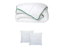 Pack Edredão Temperado 240 X 260 + 2 Almofadas 60 X 60 Cm Antiacaros Natural Greencare - Azylia Ii
