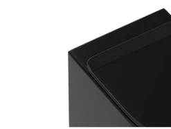 Pack Sanita Suspensa Preto Mate Com Suporte Incorporado E Placa De Descarga - Javoine