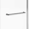 Painel De Banheira Com Toalheiro Em Metal Cromado De Estilo Industrial 70 X 140 Cm - Tobin