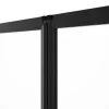 Painel De Banheira Dobravel Em Metal Preto Mate Estilo Atelier 120 X 140 Cm - District