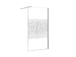 Painel De Duche A Italiana Paulina Ii Serigrafado - 90 X 190 Cm