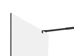 Painel De Duche A Italiana Preto Mate De Estilo Industrial 120X200 Cm - Daren