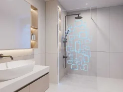 Painel De Duche Bella Com Leds - 120 X 200 Cm