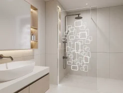 Painel De Duche Bella Com Leds - 120 X 200 Cm