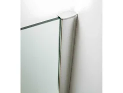 Painel De Duche De Canto Com Porta Batente - Base De Duche Incluida - Ardia - 90 X 90 X185 Cm