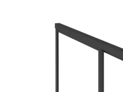 Painel De Duche Fixo Com Porta De Correr Preto Mate Estilo Industrial 120 X 80 X 195 Cm - Toroni