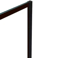 Painel De Duche Italiano Estilo Industrial Sefana - 120X200 Cm - Preto