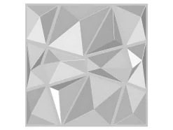 Painel De Parede 3D Angly Para Pintar - Pack De 3M - Lote De 12 Pecas