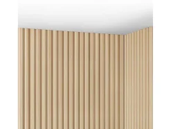 Painel De Parede 3D Pack De 3,71 M Cor Madeira Natural Clara Conjunto De 8 Pecas - Tatiana