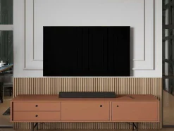 Painel De Parede 3D Pack De 3,71 M Cor Madeira Natural Clara Conjunto De 8 Pecas - Tatiana