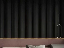Painel De Parede 3D Pack De 2,83 M Preto Conjunto De 8 Pecas - Clinton