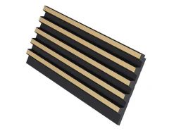 Painel De Parede 3D Pack De 2,83 M Preto E Dourado Conjunto De 8 Pecas - Clinton