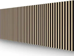 Painel De Parede 3D Pack De 2,83 M Preto E Dourado Conjunto De 8 Pecas - Clinton