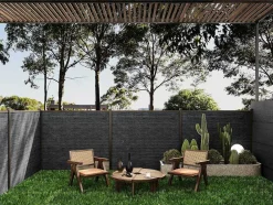 Painel De Vedacao Em Composito Para Enterrar No Chao Enola A.181 Cm - Antracite