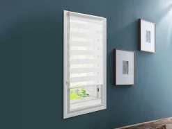 Persiana Enrolavel Dia / Noite Em Poliester - 120 X 180 Cm - Branco - Barili