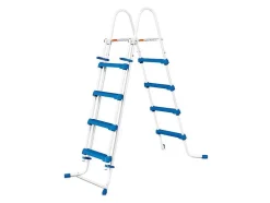 Piscina Tubular Redonda Azul Com Bomba De Filtro De Cartucho De D457 X A122 Cm - Lacanau