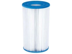 Piscina Tubular Redonda Cinzenta Com Bomba Filtradora De Cartucho D.427 X A.107 Cm - Nisoka