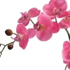 Planta Artificial Orquidea Com Vaso Em Cimento A.55 X L.30 Cm Cor-De-Rosa - Riosane