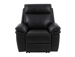 Poltrona Articulada Elétrica Pele Preto - Mesola