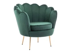 Poltrona Concha Em Veludo Verde Abeto - Dandelion De Pascal Morabito