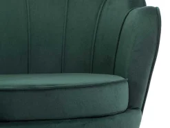 Poltrona Concha Em Veludo Verde Abeto - Dandelion De Pascal Morabito