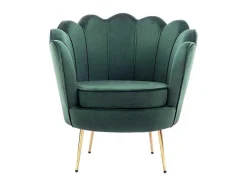 Poltrona Concha Em Veludo Verde Abeto - Dandelion De Pascal Morabito