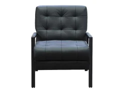 Poltrona Pele Preto - Maradi