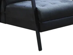 Poltrona Pele Preto - Maradi