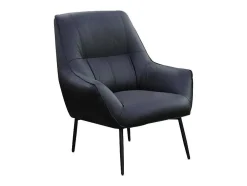Poltrona Pele Preto - Stabia