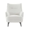 Poltrona Tecido Boucle Branco - Melfi