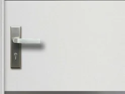 Porta De Entrada Em Aco E Inox A207 X L100 Cm Branco, Abertura Para A Direita - Naxara