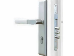Porta De Entrada Em Aco Envidracado Com Inox A207 X L100 Cm Antracite, Abertura Para A Esquerda - Tifana