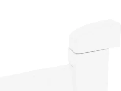 Portão De Batente Aluminio C305 X A181 Cm Branco - Nazario