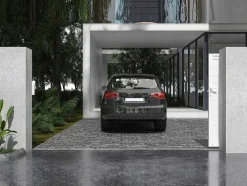 Portão De Correr Aluminio C374 X A180 Cm Branco - Nazario