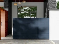 Portão De Correr Em Aluminio Antracite De C392 X A158 Cm - Nazario