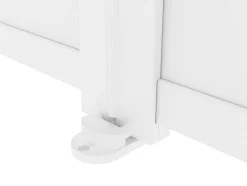 Portão Eletrico De Batente Aluminio C305 X A181 Cm Branco - Nazario