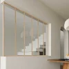 Poste Para Divisória Em Aluminio Termolacado A105 Cm Natural Claro - Bayview