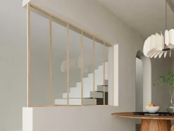 Poste Para Divisória Em Aluminio Termolacado A105 Cm Natural Claro - Bayview