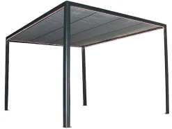 Pérgola Autonoma Em Aluminio Nitero Com Led - C294 X L394 X A230 Cm