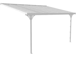 Pérgola De Parede Em Aluminio 13,2 M Branco Alvaro
