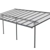 Pérgola De Parede Em Aluminio 18,8 M Antracite De C618 X L305 X A240/285 Cm - Alvaro