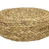Pufe Redondo Em Rotim Natural Claro - Meviso